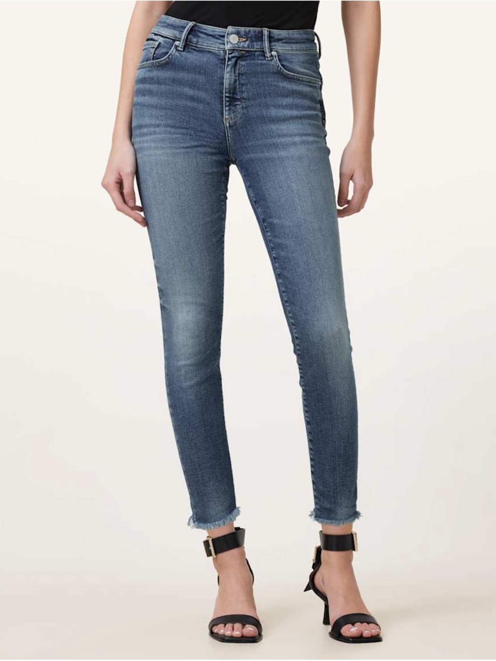 Allsaints Miller Push-up Skinny Fit Denim Jeans